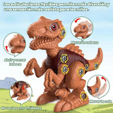 Juguete de construcción de dinosaurios para niños