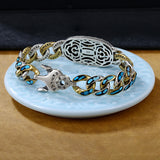 Bracelets avec Mantra à Six Caractères et Dzi à Neuf Yeux