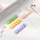 Organisateur de câbles de données en silicone ours