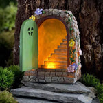 Ornement de porte en pierre de jardin