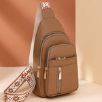 Sac ceinture décontracté à fermeture éclair pour femme