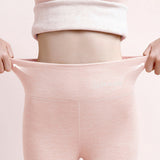 Pantalon cache-ventre en soie
