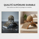 Balle Griffoir pour Chat sur Support