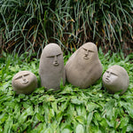 Figurine visage en pierre