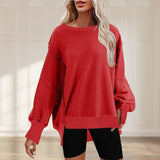 Pull oversize avec poches pour femmes