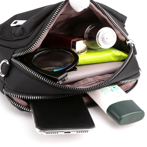 Sac à bandoulière tendance pour femme en nylon