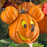 Décoration d'Halloween avec citrouilles magiques
