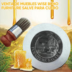 Búho Sabio Pomada y cepillo para muebles