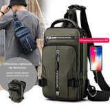 Sac à bandoulière à chargement USB