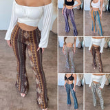 Micro-pantalon skinny à motif floral vintage