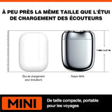 Rasoir électrique compact étanche rechargeable pour la maison, la voiture et les voyages