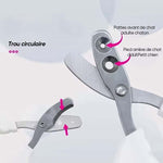 Coupe-ongles pour animaux de compagnie à double trou