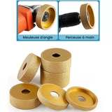 Rectifieuse diamantée rainurée à sec sous vide à bord droit