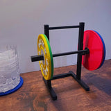 Sous-verre pour Plaque de Poids Set de 4