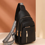 Sac ceinture décontracté à fermeture éclair pour femme