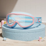 Lunettes de natation à grande monture pour enfants