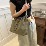 Sac à dos en nylon avec cordon de serrage