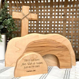 Décorations en bois pour la croix de Pâques