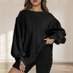Pull oversize avec poches pour femmes