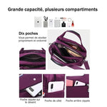 Sac à bandoulière de grande capacité en tissu Oxford