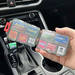 Organisateur de pilules portable avec étiquettes