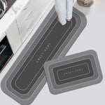 Tapis de sol antidérapant en boue de diatomées