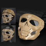 Masque de casque d'horreur de crâne