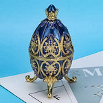Boîte à bijoux en forme d'œuf pour Pâques