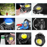 Lampe frontale à clip d'induction