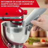 Bouclier verseur en acier inoxydable