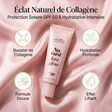 Crème hydratante protectrice pour la peau au collagène