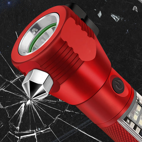 Lampe de poche tactique multifonction à énergie solaire