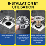 Drain de sol inodore pour égout