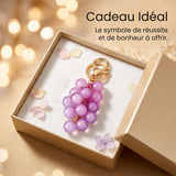 Porte-clés pendentif raisin