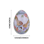 Œufs en fer colorés Lapin Pâques