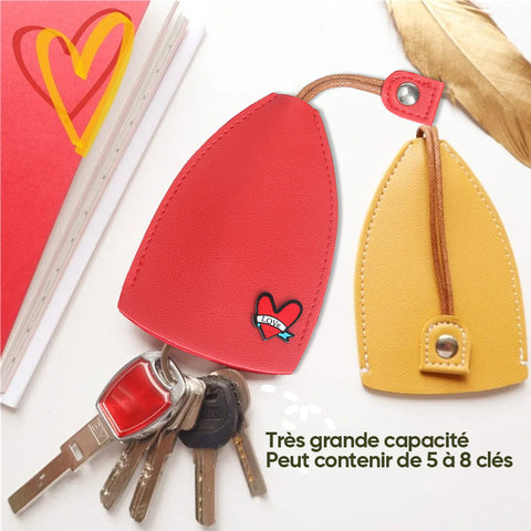 Sac à Clés en Cuir PU Fruits Mignons
