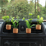 Mini Plante Décoratif Polyvalent de Voiture et Frigo