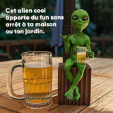 Statue Alien avec Bière