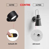 Lampe murale magnétique