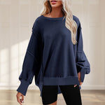 Pull oversize avec poches pour femmes