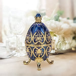 Boîte à bijoux en forme d'œuf pour Pâques