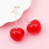 Boucles d'oreilles en forme de cerise
