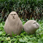 Figurine visage en pierre
