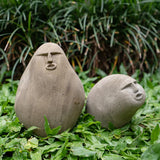 Figurine visage en pierre