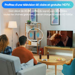 Antenne numérique HD intérieure HDTV 1080P 4K longue portée