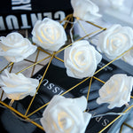 Guirlande lumineuse LED en forme de roses