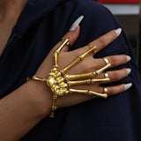 Bracelet Halloween Gothique Punk Squelette