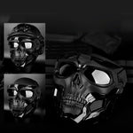 Masque de casque d'horreur de crâne