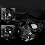 Masque de casque d'horreur de crâne