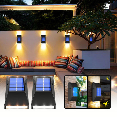 Lumière de Clôture pour Décoration de Jardin(2 pcs)